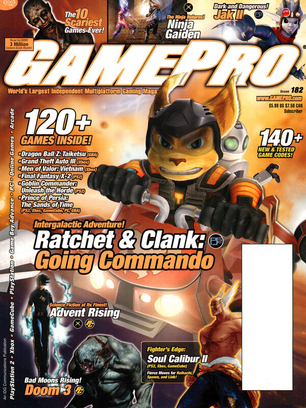 GamePro Issue 182 (November 2003) cover